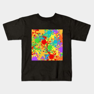 colorful paint drops Kids T-Shirt